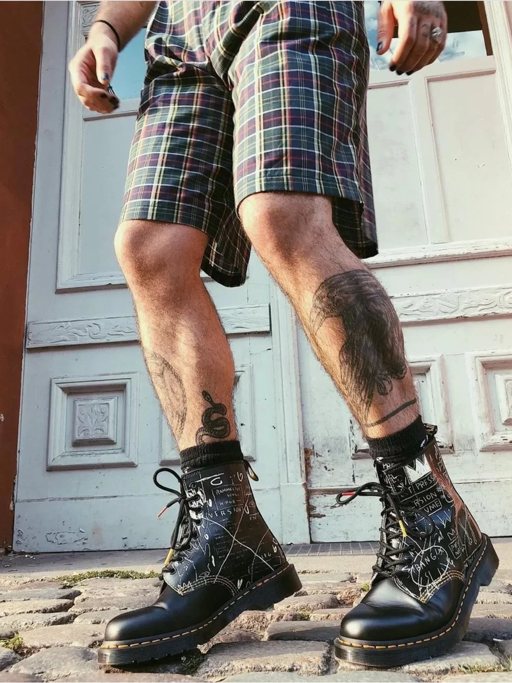 Dr. Martens 1460 Basquiat Test Pressing Backhand Leather Mens size 10 NEW!!!